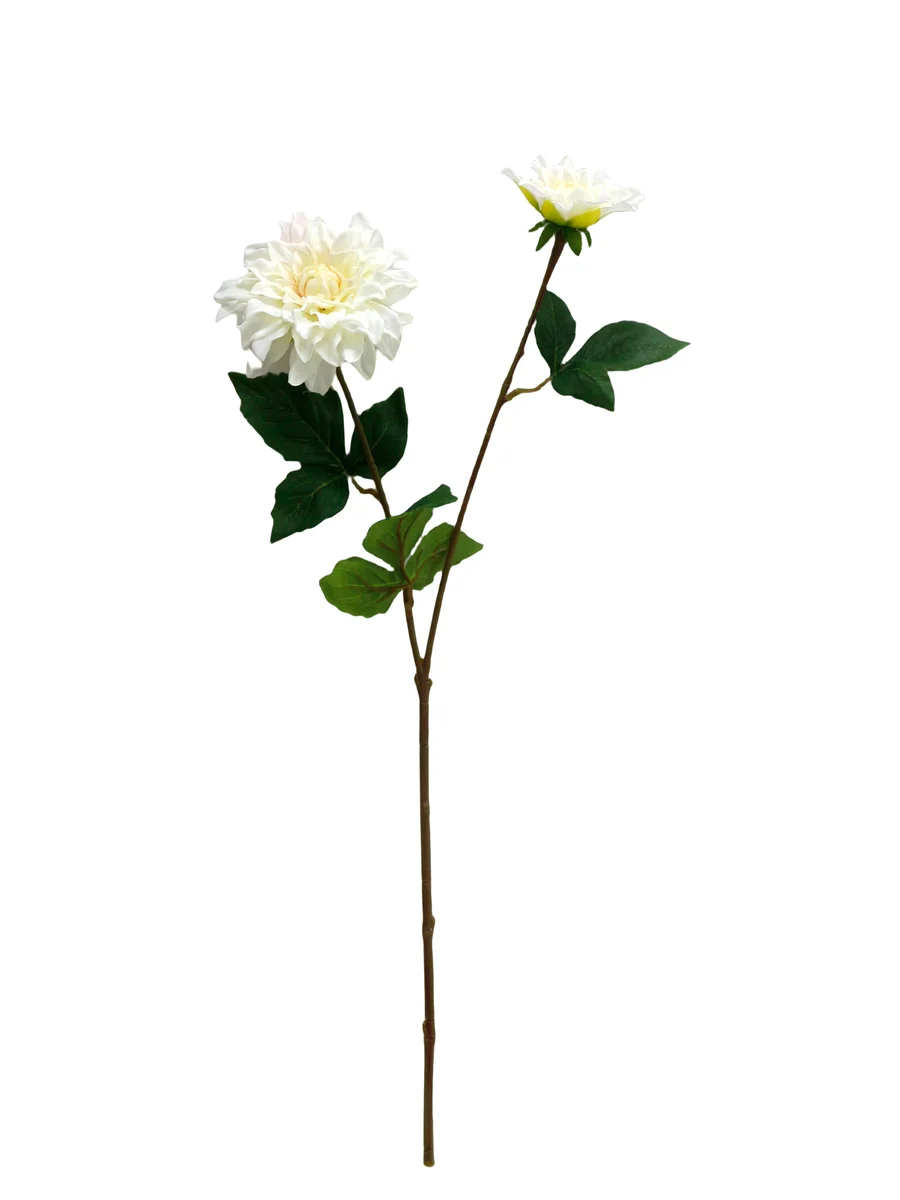 Real Touch Artificial Dahlia Stem - 23.62" thumbnail 2