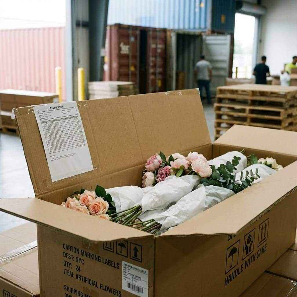 Artificial Flower Sea Freight Packing Guide