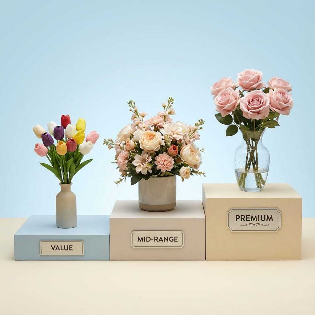 Artificial Flower Pricing Tiers | Silk to Real Touch