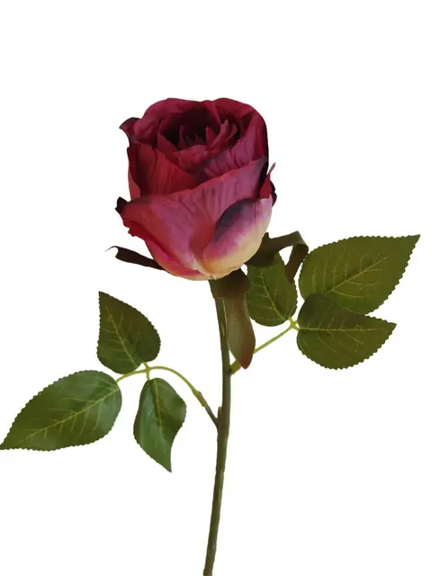 Silk 42*13*6CM Rugosa rose - Red - Wholesale Artificial Flowers | EB0326009#5