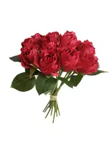 Silk 27*20*13CM Sunshine Rose Bouquet - Red - Wholesale Artificial Flowers | EBJ0725012#2 thumbnail 1