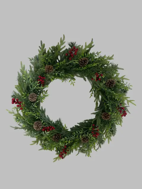 76 cm Artificial Christmas Berry Wreath