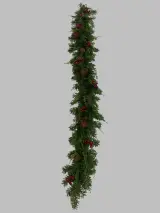 183 cm Artificial Christmas Berry Garland thumbnail 1