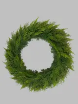 91 cm Artificial Christmas Pine Wreath thumbnail 1
