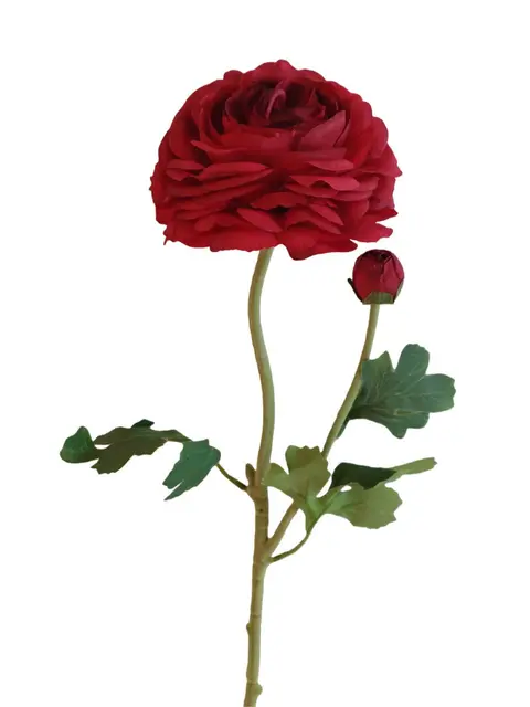 Silk 60*13*5CM Camellia - Red - Wholesale Artificial Flowers | EB0326012#7