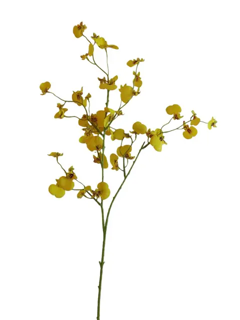 Silk 90*20*4CM Dancing Orchid - Yellow - Wholesale Artificial Flowers | EB0326011#6