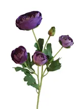 Silk 50*19*9CM Camellia - Purple - Wholesale Artificial Flowers | EB0326007#6 thumbnail 1