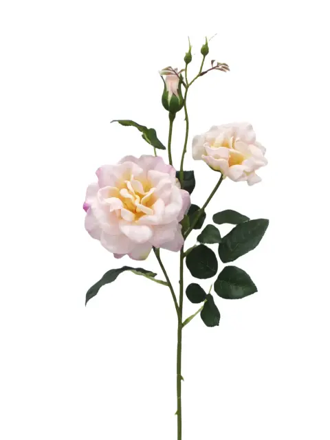Real Touch Artificial Rose Stem - 3 Heads - 27.56"