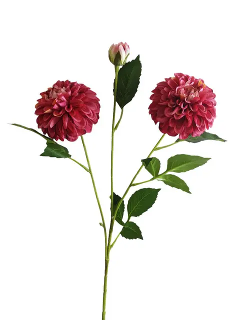 Silk 76*25*7CM Dahlia - Fuchsia - Wholesale Artificial Flowers | EBJ0725003#6
