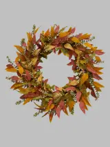 73 cm Artificial Christmas Berry Wreath thumbnail 1