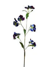 Silk 96*25*5CM Pansy - Blue - Wholesale Artificial Flowers | EBZ2326218#13 thumbnail 1
