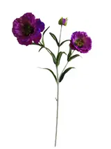 Silk 50*18*5CM Little poppy flower - Purple - Wholesale Artificial Flowers | EBJ0725040#3 thumbnail 1