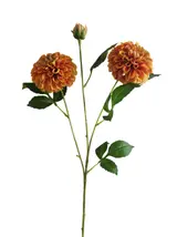 Silk 76*25*7CM Dahlia - EARTH YELLOW - Wholesale Artificial Flowers | EBJ0725003#5 thumbnail 1