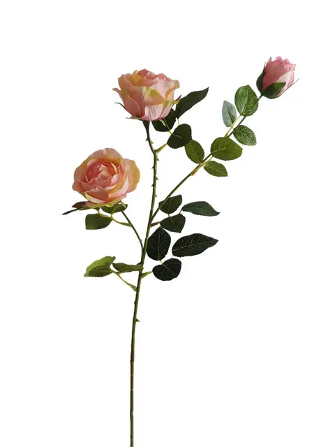 Silk 82*20*9CM Bud rose - Pink - Wholesale Artificial Flowers | EBJ0725010#4