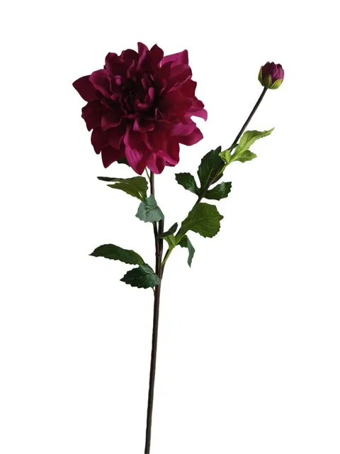 Silk 72*20*10CM Dahlia - Fuchsia - Wholesale Artificial Flowers | EBJ0725882#5