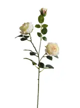 Silk 82*20*9CM Bud rose - Cream - Wholesale Artificial Flowers | EBJ0725010#6 thumbnail 1