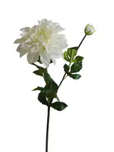 Silk 72*20*10CM Dahlia - White - Wholesale Artificial Flowers | EBJ0725882#1 thumbnail 1