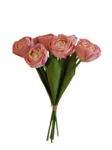 Silk 42*16*10CM Holding tulips in hand - Pink - Wholesale Artificial Flowers | EB0326002#6 thumbnail 1