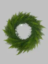 76 cm Artificial Christmas Pine Wreath thumbnail 1