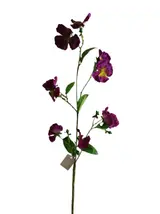 Silk 96*25*5CM Pansy - Purple/Red - Wholesale Artificial Flowers | EBZ2326218#07 thumbnail 1
