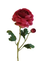 Silk 60*13*5CM Camellia - Fuchsia - Wholesale Artificial Flowers | EB0326012#6 thumbnail 1