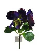 Silk 20*13*5CM Pansy - Purple - Wholesale Artificial Flowers | EBZ2326222#10 thumbnail 1