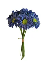Silk 42*16*10CM Holding chrysanthemums - Blue - Wholesale Artificial Flowers | EB0326005#7 thumbnail 1