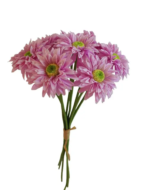 Silk 42*16*10CM Holding chrysanthemums - Fuchsia - Wholesale Artificial Flowers | EB0326005#6