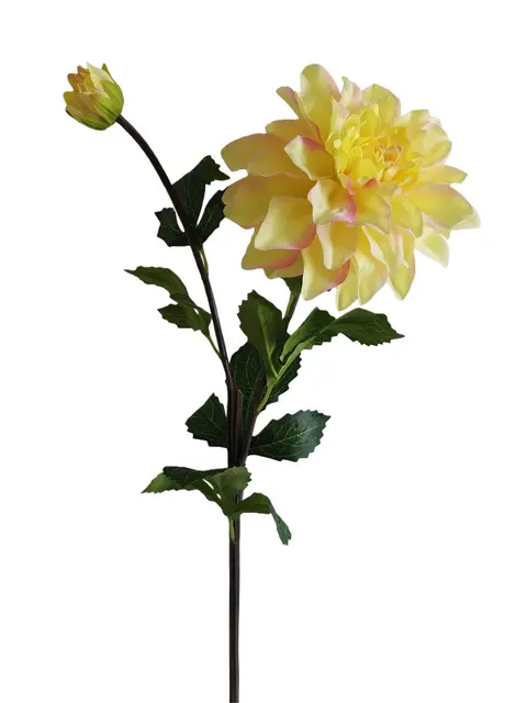 Silk 72*20*10CM Dahlia - LT/Yellow - Wholesale Artificial Flowers | EBJ0725882#8