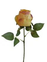Silk 42*13*6CM Rugosa rose - Yellow - Wholesale Artificial Flowers | EB0326009#9 thumbnail 1