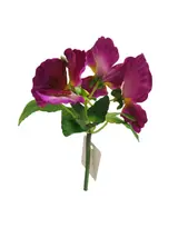 Silk 20*13*5CM Pansy - Purple/Red - Wholesale Artificial Flowers | EBZ2326222#07 thumbnail 1