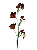 Silk 96*25*5CM Pansy - Red/Purple - Wholesale Artificial Flowers | EBZ2326218#12 thumbnail 1