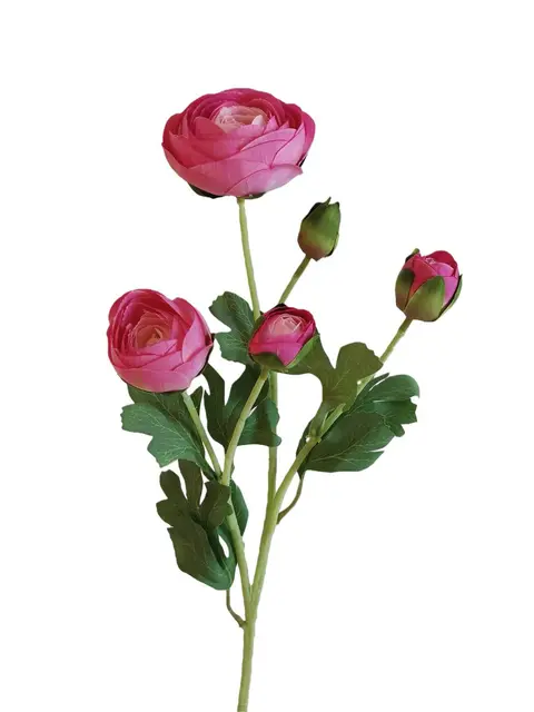 Silk 50*19*9CM Camellia - Fuchsia - Wholesale Artificial Flowers | EB0326007#8