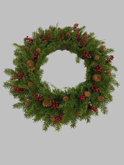 91 cm Artificial Christmas Berry Wreath