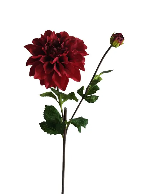 Silk 72*20*10CM Dahlia - Red - Wholesale Artificial Flowers | EBJ0725882#9