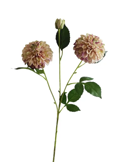 Silk 76*25*7CM Dahlia - LT/Pink - Wholesale Artificial Flowers | EBJ0725003#4