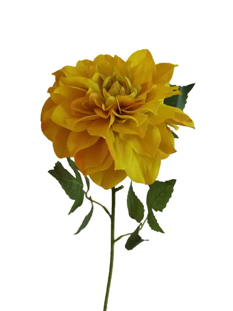 Silk 60*14*10CM Dahlia - Yellow - Wholesale Artificial Flowers | EB0326006#3
