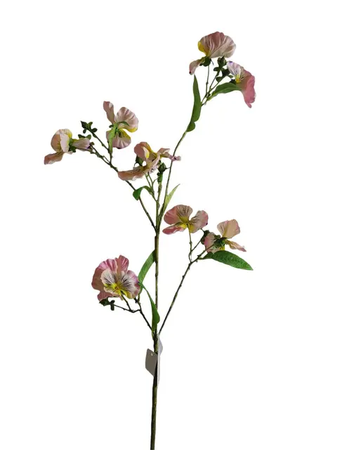 Silk 96*25*5CM Pansy - Pink - Wholesale Artificial Flowers | EBZ2326218#06