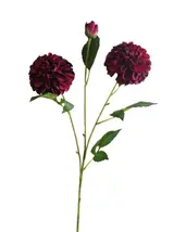 Silk 76*25*7CM Dahlia - Red - Wholesale Artificial Flowers | EBJ0725003#2 thumbnail 1