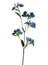 Silk 96*25*5CM Pansy - Blue - Wholesale Artificial Flowers | EBZ2326218#02 thumbnail 1