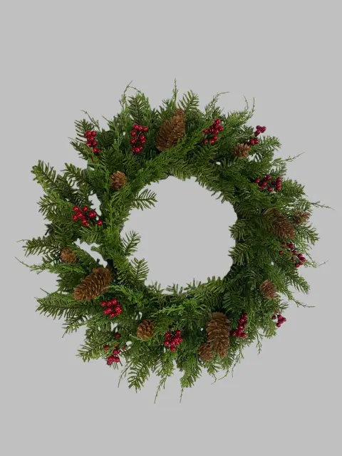 76 cm Artificial Christmas Berry Wreath