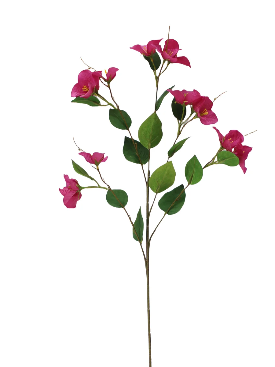 Real Touch Artificial Bougainvillea Stem - 5 Heads - 33.46" thumbnail 4