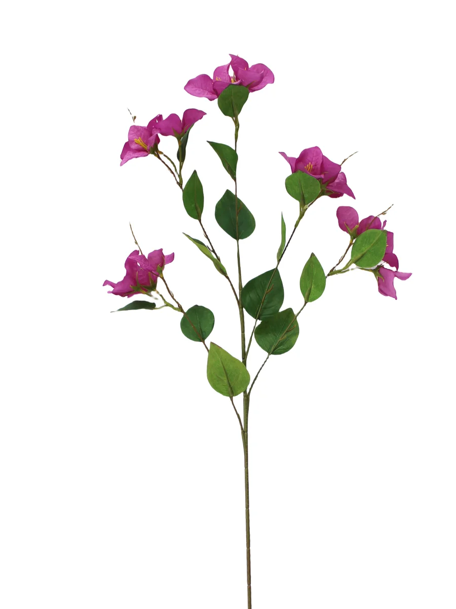 Real Touch Artificial Bougainvillea Stem - 5 Heads - 33.46" thumbnail 5