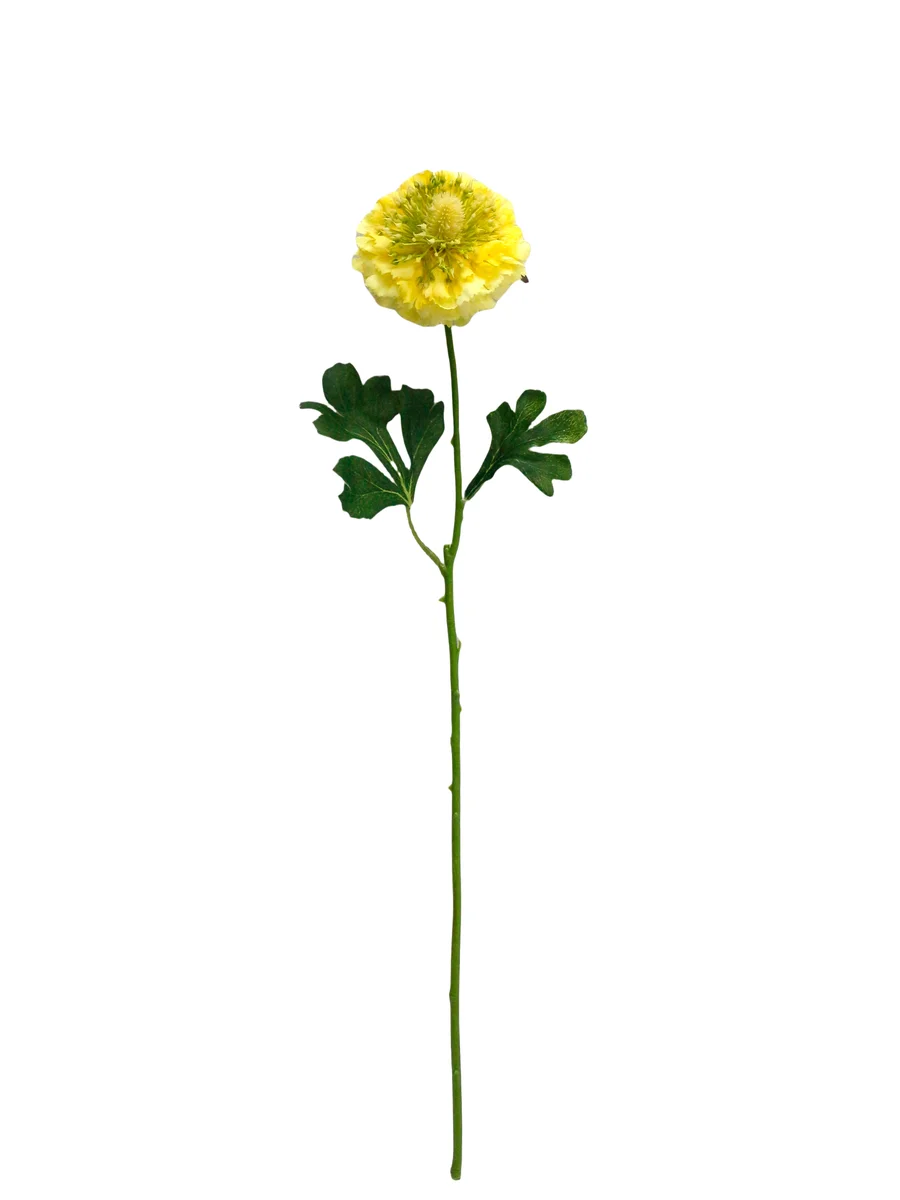 Real Touch Artificial Chrysanthemum Stem - 1 Head - 28.35" thumbnail 3
