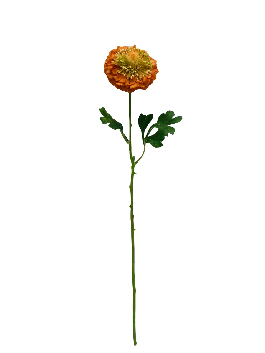 Real Touch Artificial Chrysanthemum Stem - 1 Head - 28.35" thumbnail 6