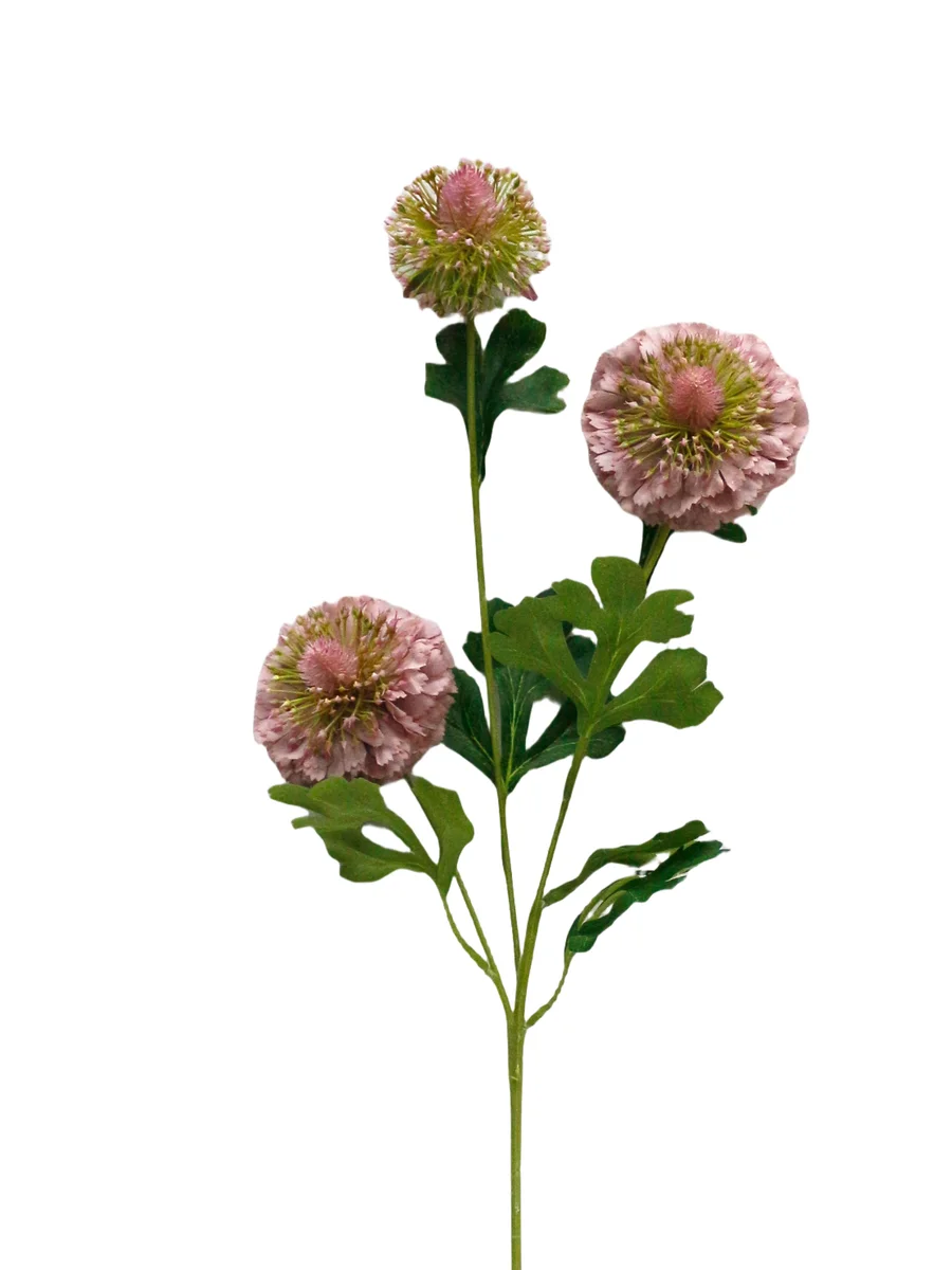 Real Touch Artificial Chrysanthemum Stem - 3 Heads - 31.50" thumbnail 4
