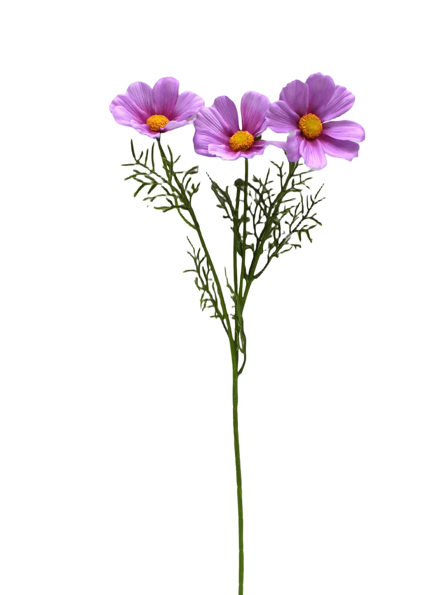 Real Touch Artificial Cosmos Spray - 3 Heads - 19.69" thumbnail 3