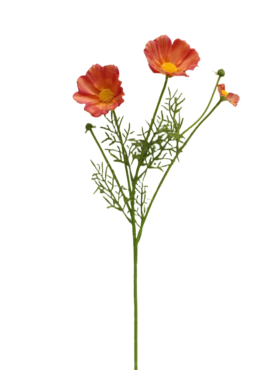 Real Touch Artificial Cosmos Spray - 3 Heads - 19.69" thumbnail 6