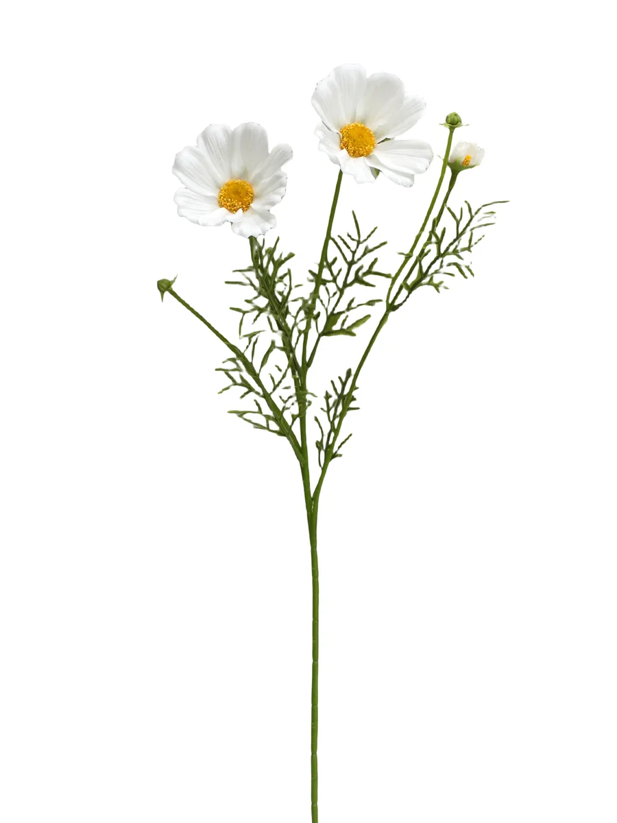 Real Touch Artificial Cosmos Spray - 3 Heads - 19.69" thumbnail 7