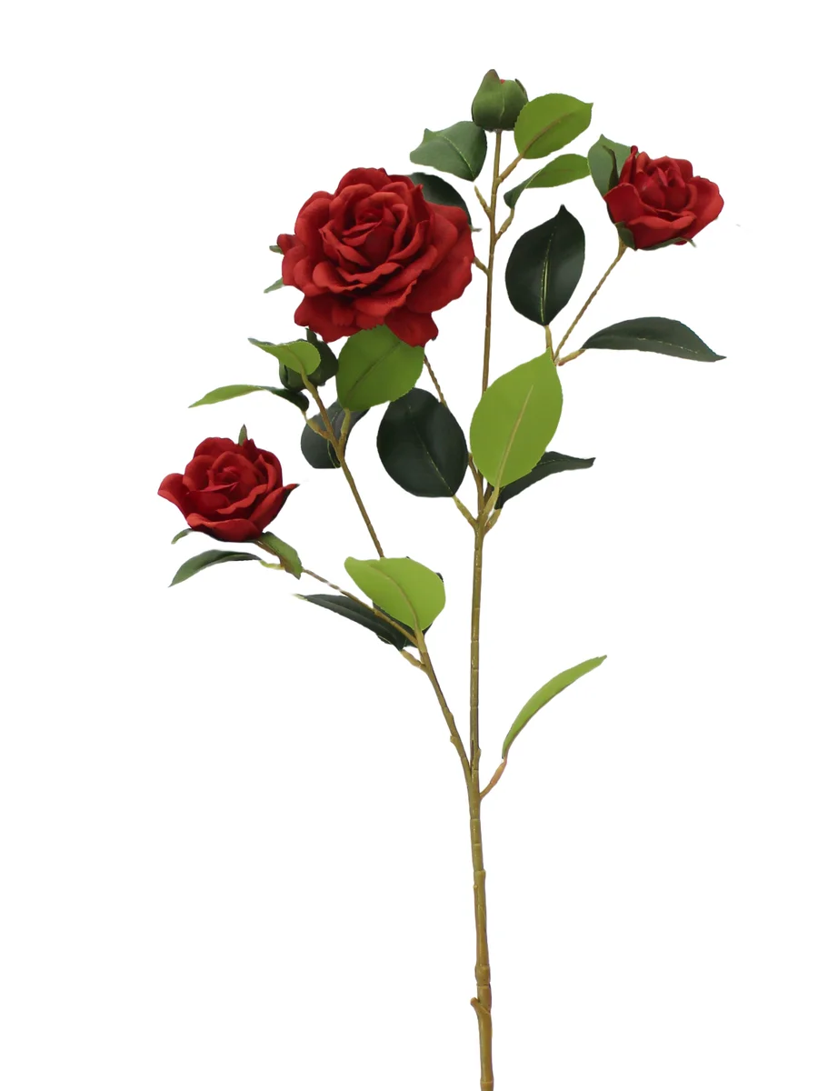 Real Touch Artificial Gardenia Stem - 5 Heads - 28.74" thumbnail 3